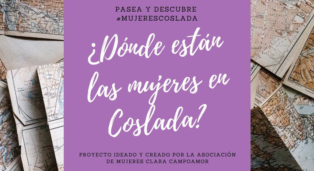 Cartel del proyecto, ¿Dónde están las mujeres en Coslada? Cartel del proyecto, ¿Dónde están las mujeres en Coslada?