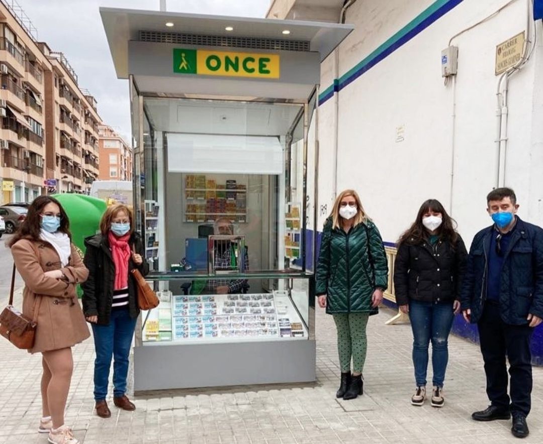 Nuevo quiosco de la ONCE en Petrer Nuevo quiosco de la ONCE en Petrer