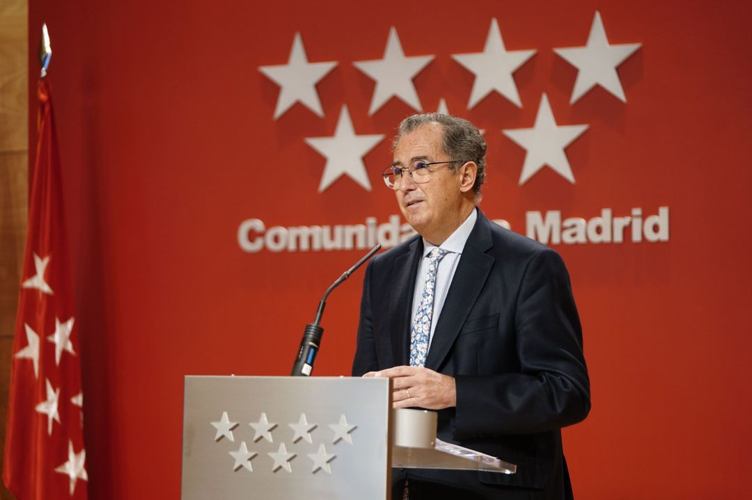 El consejero de Educación y Juventud, Enrique Ossorio El consejero de Educación y Juventud, Enrique Ossorio