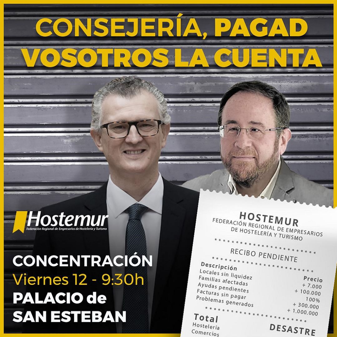 Cartel de convocatoria de la concentración de Hostemur Cartel de convocatoria de la concentración de Hostemur