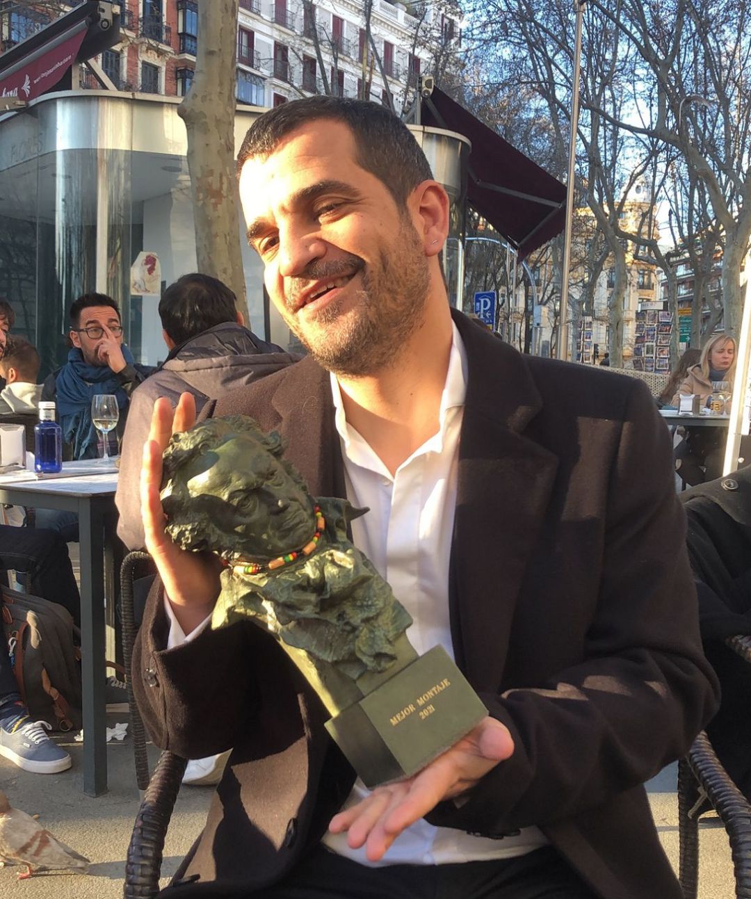 Sergio Jiménez, ganador de un Goya al mejor montaje en la película 'El año del descubrimiento' Sergio Jiménez, ganador de un Goya al mejor montaje en la película 'El año del descubrimiento'