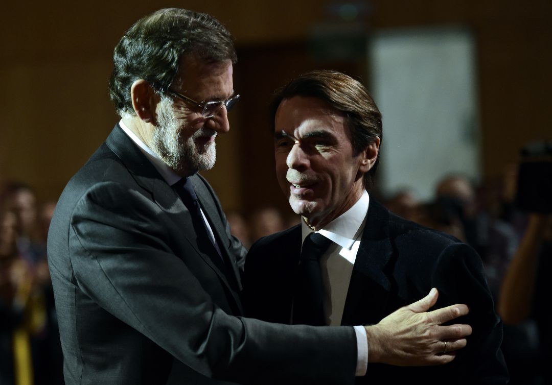 Los expresidentes del Gobierno, Mariano Rajoy y José María Aznar Los expresidentes del Gobierno, Mariano Rajoy y José María Aznar
