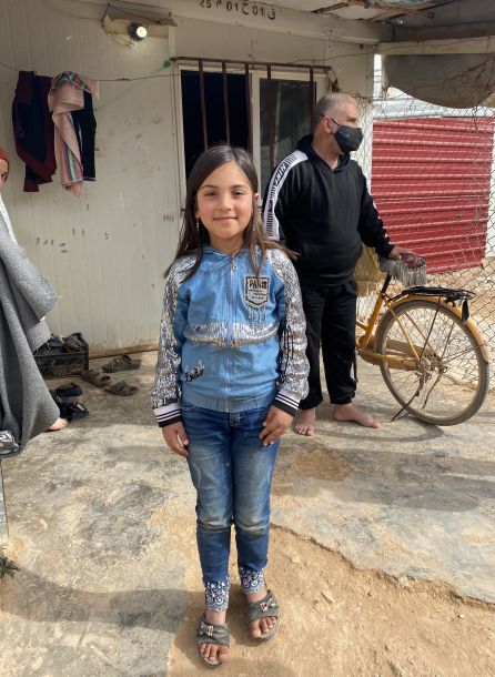 Sham, hermana de Maram , va a cumplir en los próximos días 10 años. Cruzó la frontera con su familia cuando sólo era un bebé de mes y medio. Sham, hermana de Maram , va a cumplir en los próximos días 10 años. Cruzó la frontera con su familia cuando sólo era un bebé de mes y medio.