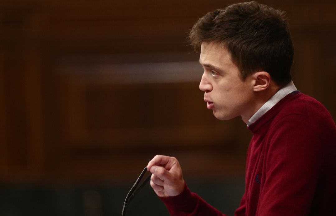 Íñigo Errejón en el Congreso. Íñigo Errejón en el Congreso.