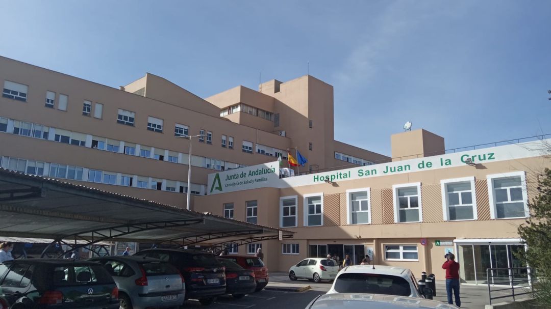 Acceso principal al Hospital San Juan de la Cruz, de Úbeda Acceso principal al Hospital San Juan de la Cruz, de Úbeda
