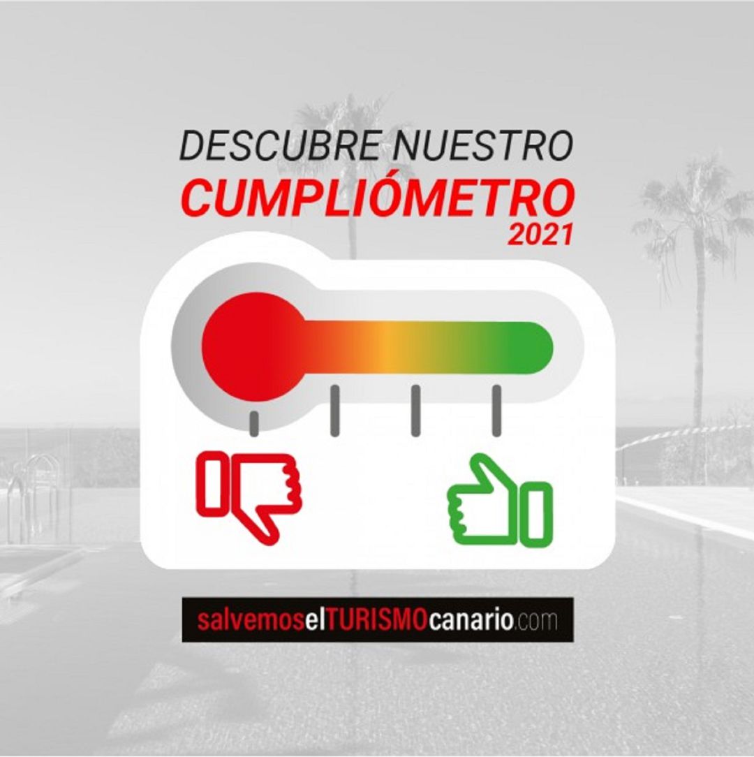 Cumpliómetro de las patronales turísticas canarias. Cumpliómetro de las patronales turísticas canarias.