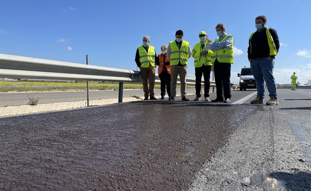 Asfaltado autovia Mar Menor Asfaltado autovia Mar Menor