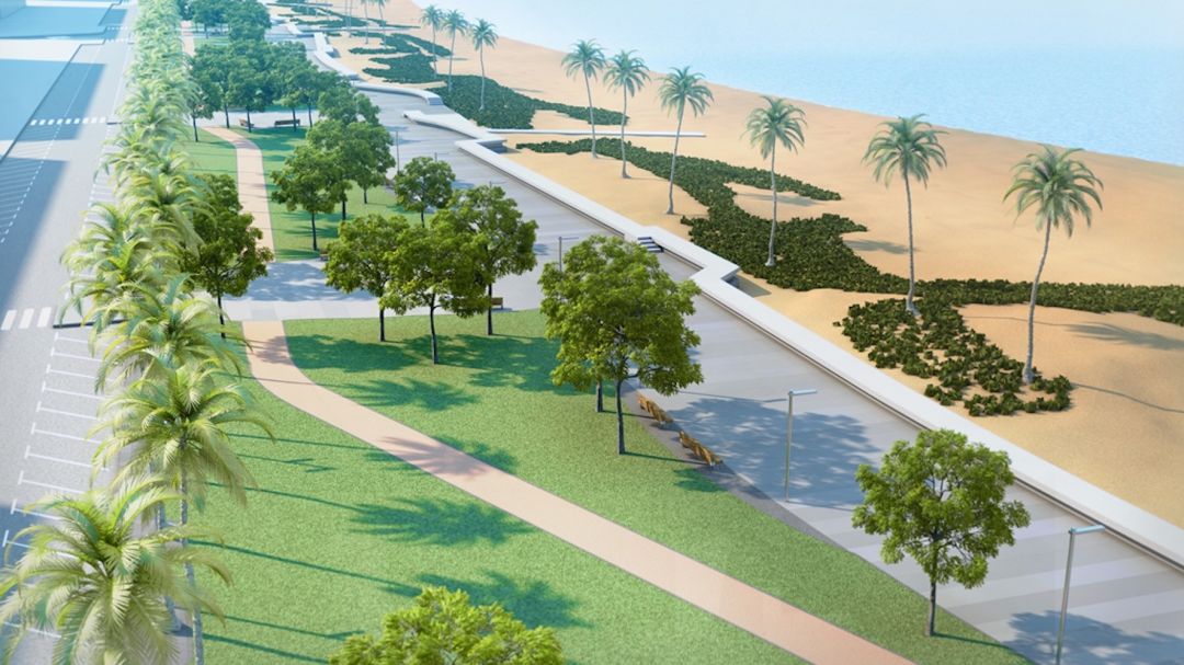 Imatge del projecte del futur passeig Imatge del projecte del futur passeig