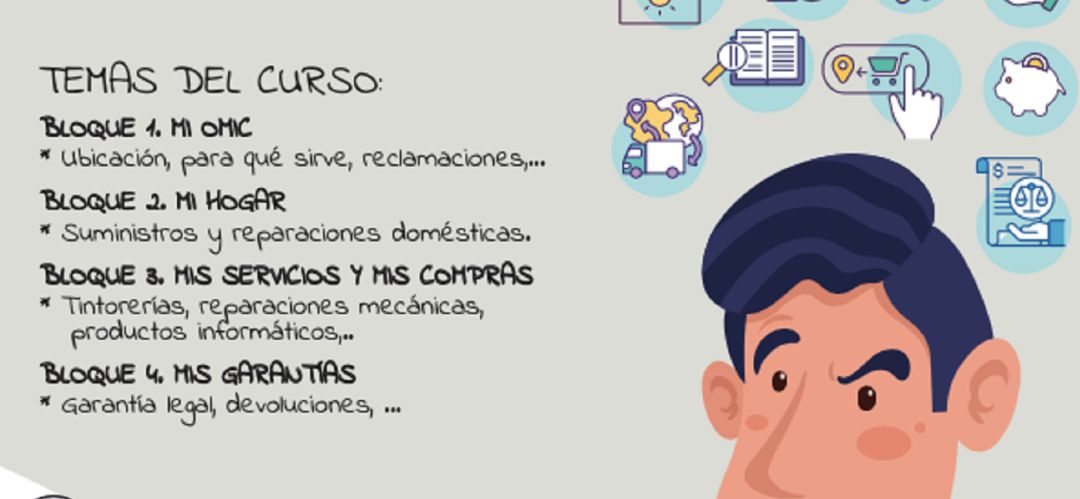 El Ayuntamiento ha abierto el plazo de inscripción del curso online gratuito ‘Consumo de andar por casa’ El Ayuntamiento ha abierto el plazo de inscripción del curso online gratuito ‘Consumo de andar por casa’