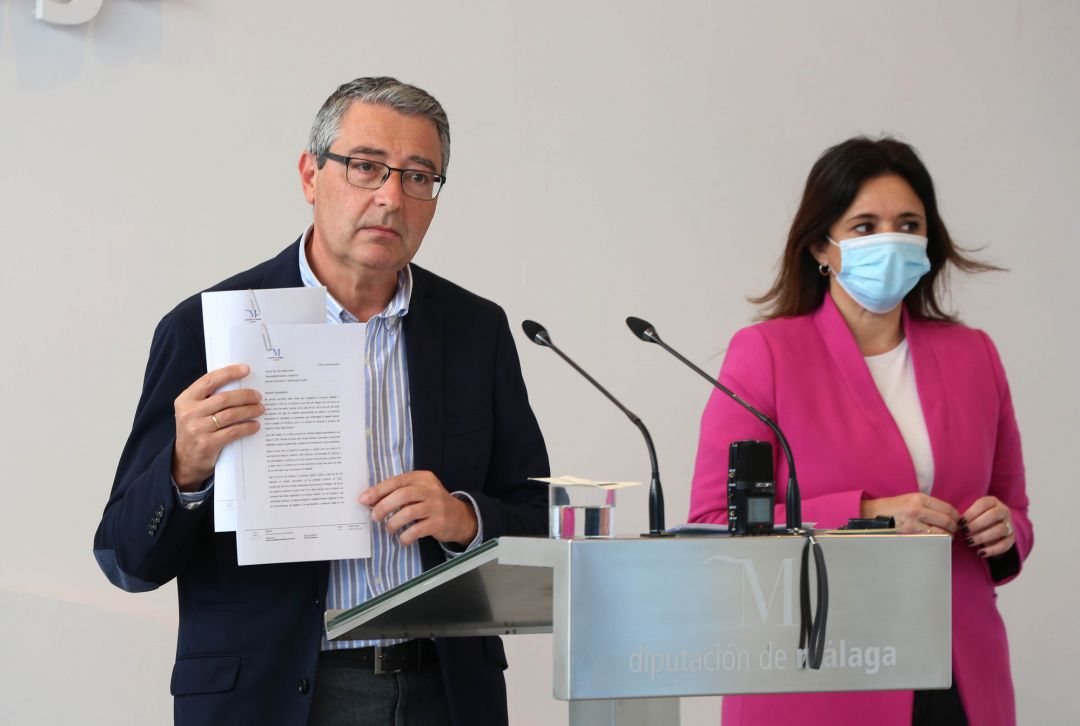 Salado, presidente de la institución, y Marga del Cid, consejera delegada d de Turismo Costa del Sol Salado, presidente de la institución, y Marga del Cid, consejera delegada d de Turismo Costa del Sol