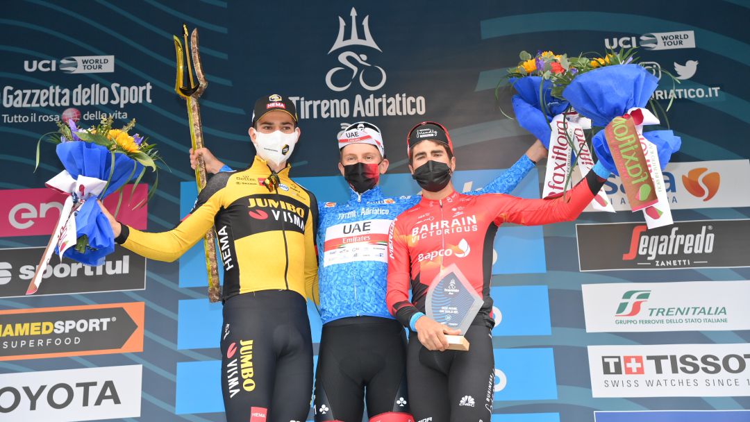 Podio final de la carrera de los dos mares. Podio final de la carrera de los dos mares.
