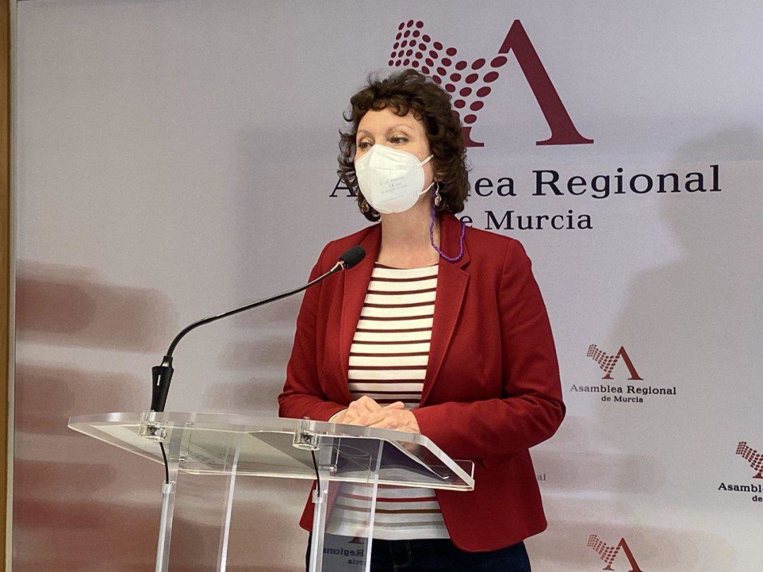 La portavoz de Podemos en la Asamblea Regional, María Marín
PODEMOS
La portavoz de Podemos en la Asamblea Regional, María Marín
PODEMOS