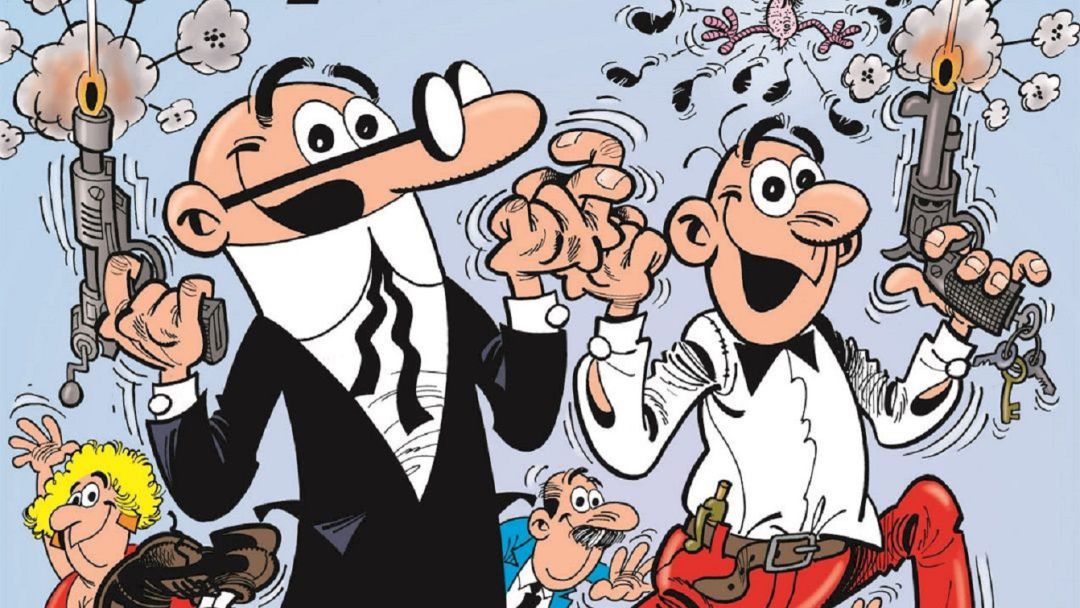 Imagen de un cómic de Mortadelo y Filemón Imagen de un cómic de Mortadelo y Filemón
