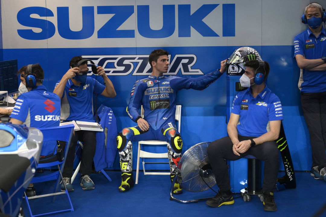 .Mir Joan (spa), Team Suzuki Ecstar, Suzuki GSX-RR, portrait during the Local MotoGP Official Tests at the Local Circuit from Marc 5 to 6, 2021 in Qatar - Photo Studio Milagro / DPPI
AFP7
07/03/2021 ONLY FOR USE IN SPAIN
.Mir Joan (spa), Team Suzuki Ecstar, Suzuki GSX-RR, portrait during the Local MotoGP Official Tests at the Local Circuit from Marc 5 to 6, 2021 in Qatar - Photo Studio Milagro / DPPI
AFP7
07/03/2021 ONLY FOR USE IN SPAIN