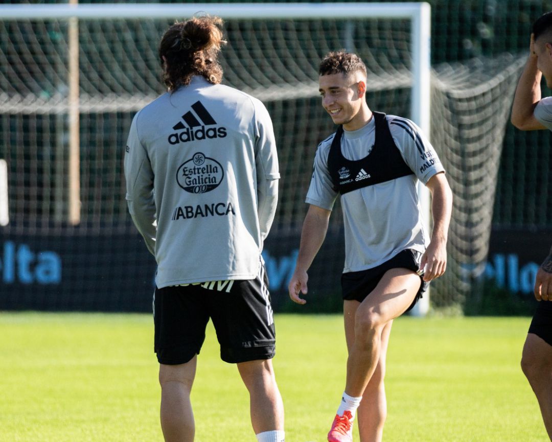 Emre Mor en un entrenamiento Emre Mor en un entrenamiento