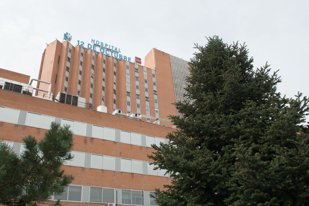 Fachada del Hospital Doce de Octubre de Madrid Fachada del Hospital Doce de Octubre de Madrid