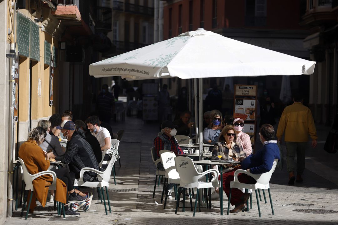 Hostelería en Málaga en una imagen de archivo Hostelería en Málaga en una imagen de archivo