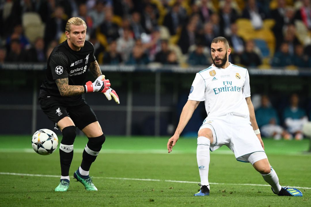 Karius durante la final de la Champions en Kiev Karius durante la final de la Champions en Kiev