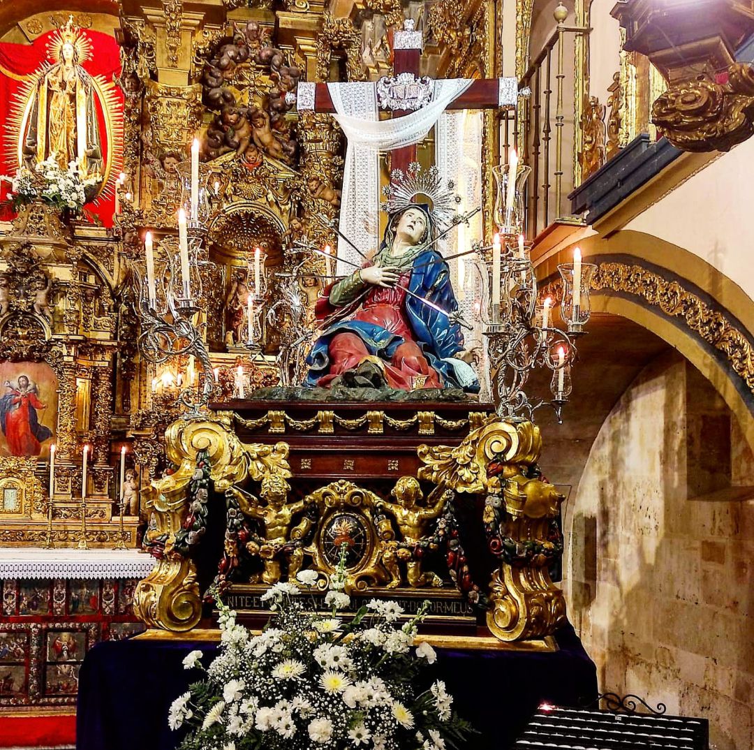 La Dolorosa, en la imagen. La Dolorosa, en la imagen.