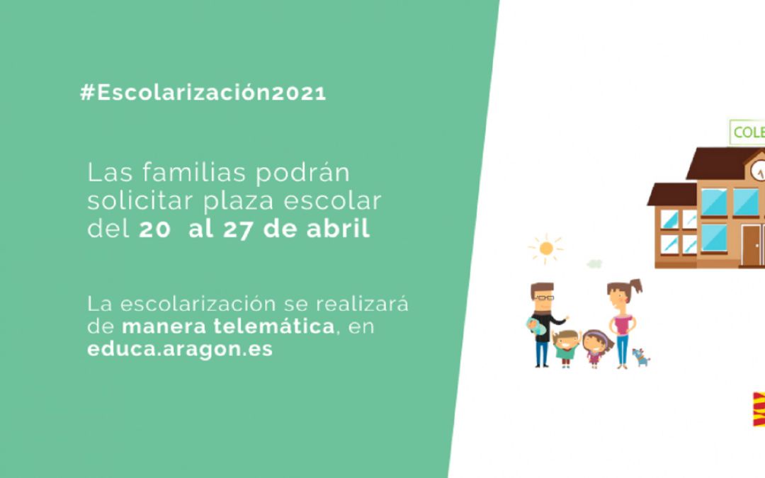 Las familias podrán pedir plaza escolar entre el 20 y el 27 de abril Las familias podrán pedir plaza escolar entre el 20 y el 27 de abril
