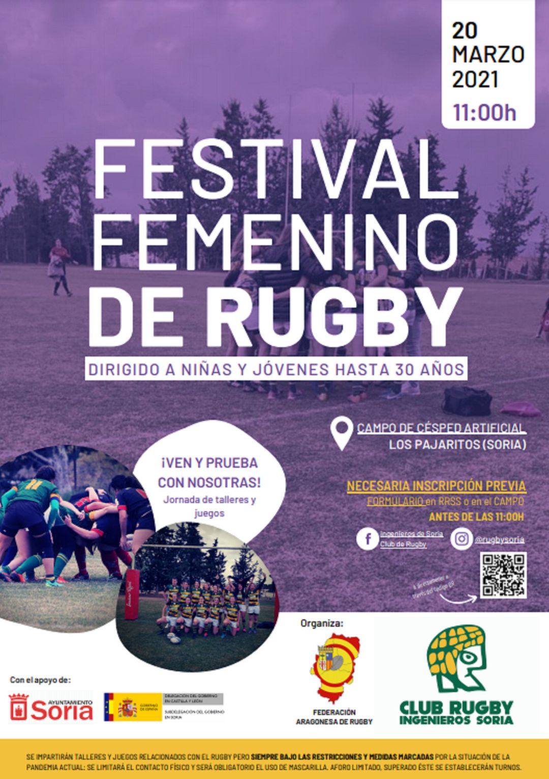 Festival Femenino de Rugby en Los Pajaritos. Festival Femenino de Rugby en Los Pajaritos.