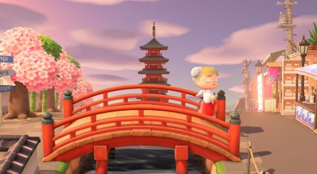 Isla de Animal Crossing: New Horizons inspirada en Japón. Isla de Animal Crossing: New Horizons inspirada en Japón.