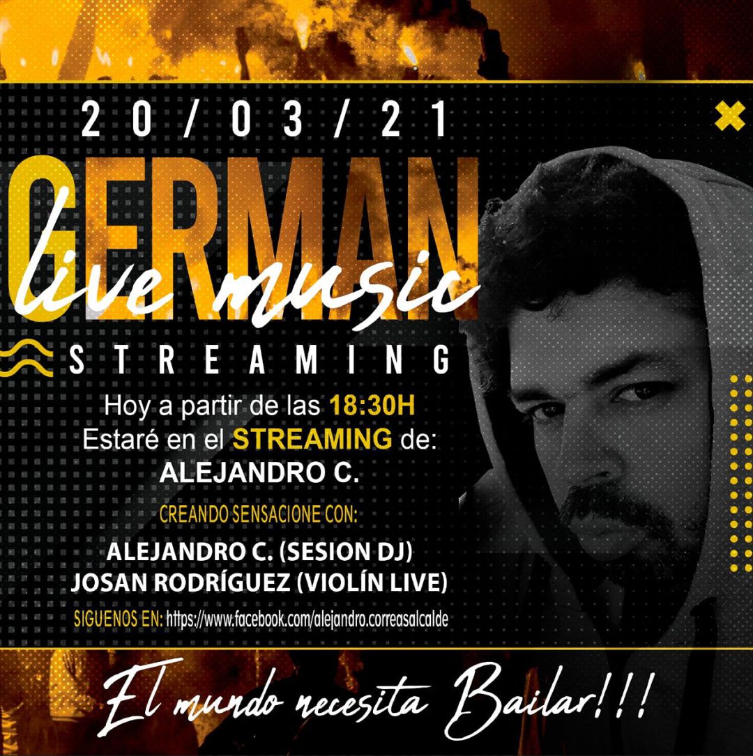 Cartel del directo con DJ German Cartel del directo con DJ German