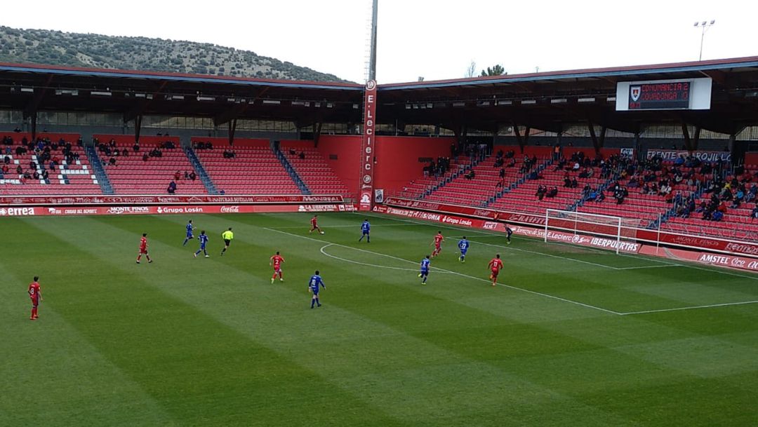 Menudo se interna en el área en la jugada del 3-0. Menudo se interna en el área en la jugada del 3-0.