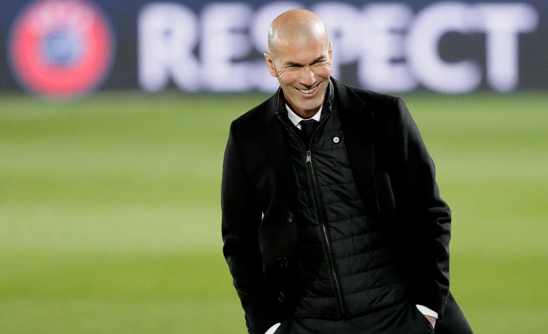 El técnico del Real Madrid Zinedine Zidane. El técnico del Real Madrid Zinedine Zidane.