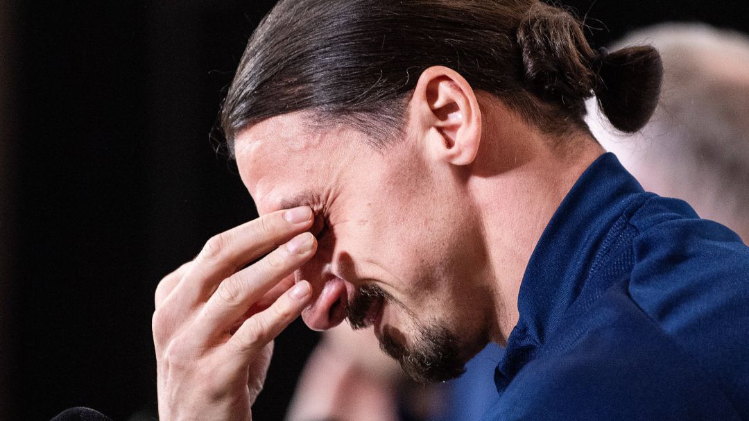 Ibrahimovic, en sala de prensa Ibrahimovic, en sala de prensa
