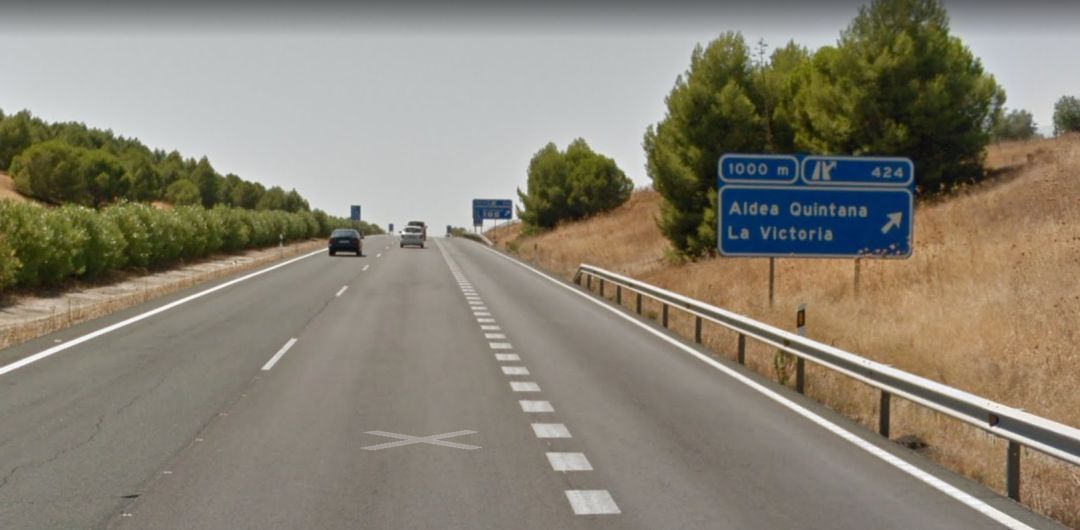 A-4, a la altura de Aldea Quintana A-4, a la altura de Aldea Quintana