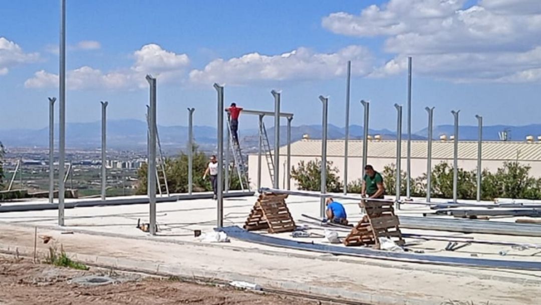 Construcción del nuevo vivero Construcción del nuevo vivero