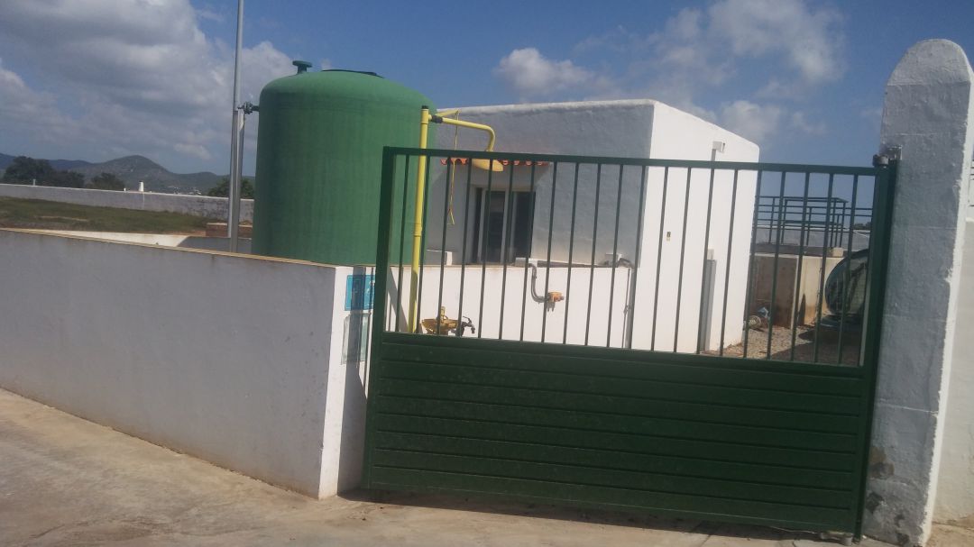 Imagen de la depuradora de Platja d'en Bossa Imagen de la depuradora de Platja d'en Bossa