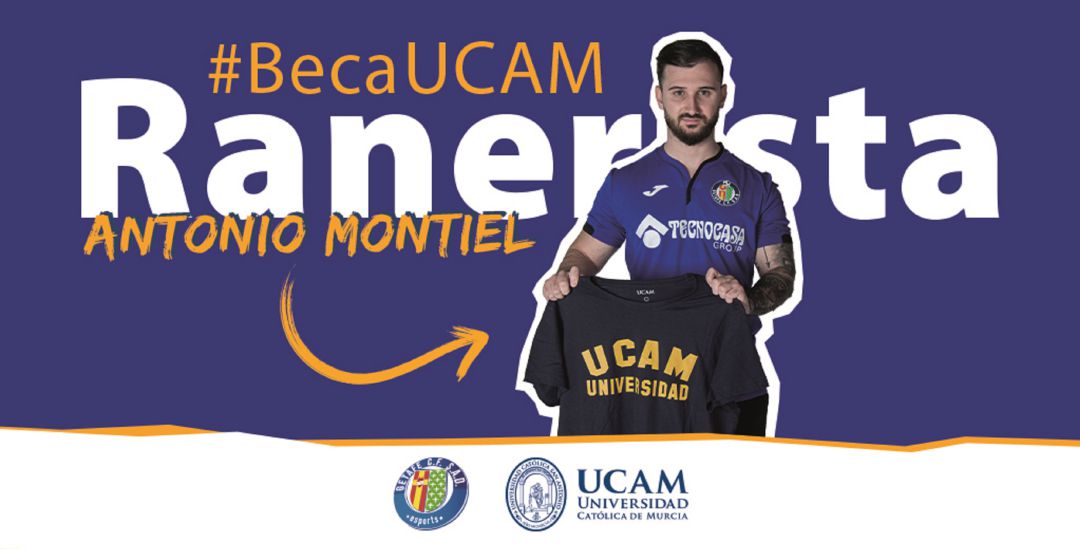 Antonio Montiel en su cartel de bienvenida Antonio Montiel en su cartel de bienvenida