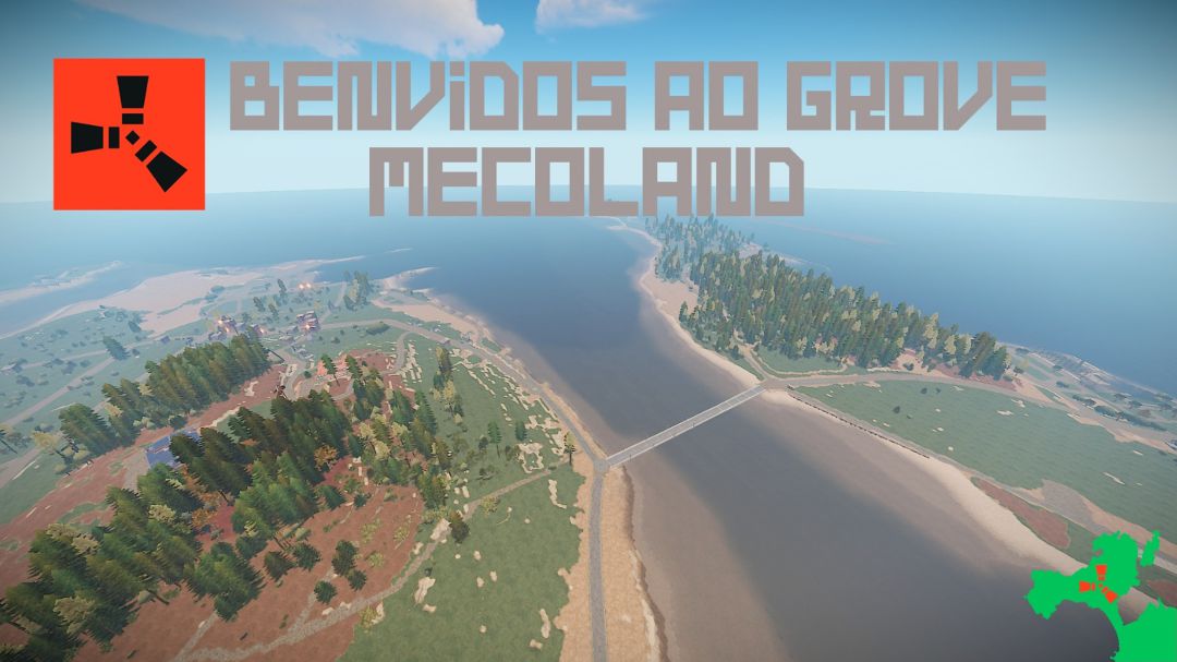 Portada do servidor Mecoland coa Illa da Toxa de fondo Portada do servidor Mecoland coa Illa da Toxa de fondo