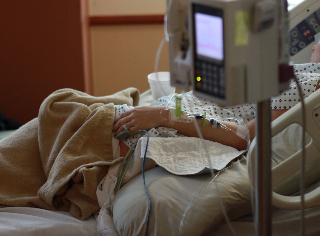 Persona ingresada en un hospital Persona ingresada en un hospital