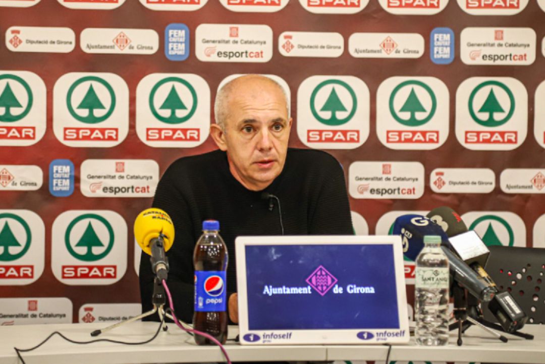 Pere Puig, director esportiu de l'Uni Girona, en una imatge d'arxiu. Pere Puig, director esportiu de l'Uni Girona, en una imatge d'arxiu.