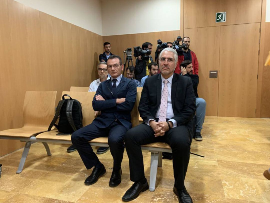 Mauricio García de la Vega en el juicio contra el Real Murcia Mauricio García de la Vega en el juicio contra el Real Murcia
