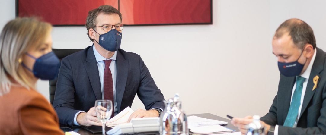 O presidente da Xunta, Alberto Núñez Feijóo, preside unha reunión do comité clínico O presidente da Xunta, Alberto Núñez Feijóo, preside unha reunión do comité clínico