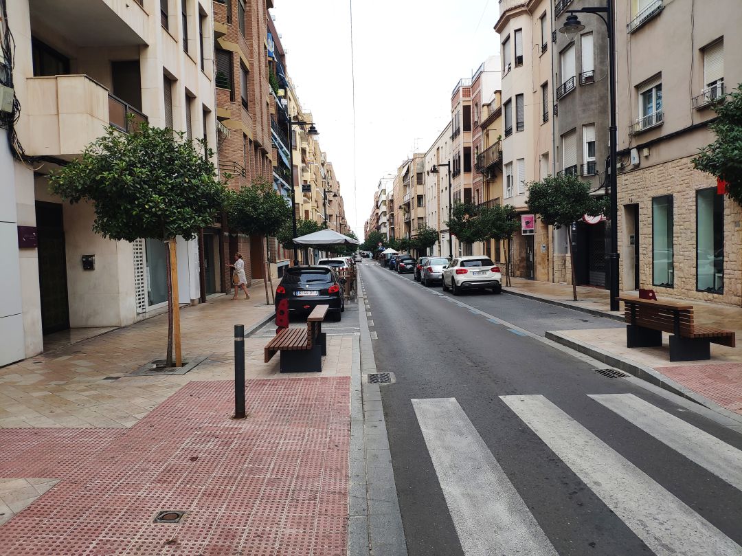 Foto recurs del carrer Martínez Valls d'Ontinyent Foto recurs del carrer Martínez Valls d'Ontinyent