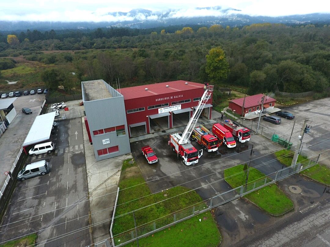 Parque de bomberos de O Porriño. Parque de bomberos de O Porriño.