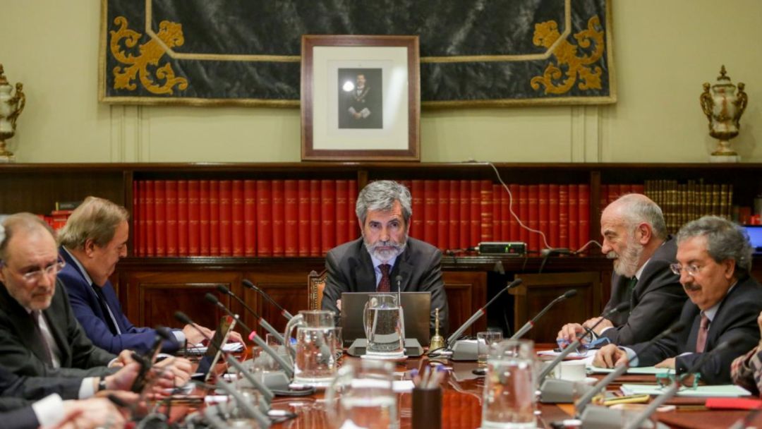 El pleno del CGPJ reunido en una imagen de archivo El pleno del CGPJ reunido en una imagen de archivo