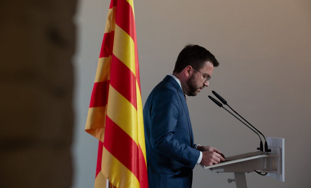 El vicepresidente en funciones de la Generalitat y candidato de ERC a la Presidencia, Pere Aragonès, en una imagen de archivo. El vicepresidente en funciones de la Generalitat y candidato de ERC a la Presidencia, Pere Aragonès, en una imagen de archivo.