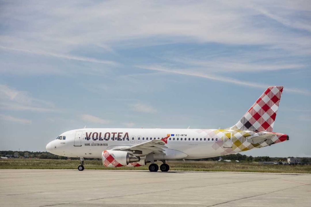 Un avión de Volotea. Un avión de Volotea.