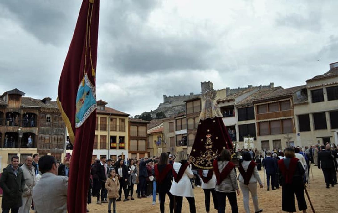 Imagen facilitada de uno de los actos religiosos de pasados años de la citada cofradía Imagen facilitada de uno de los actos religiosos de pasados años de la citada cofradía