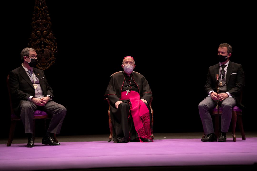 El Obispo de la Diócesis de Jaén, Don Amadeo Rodríguez Magro, en el pregón de Semana Santa de Jaén 2021 El Obispo de la Diócesis de Jaén, Don Amadeo Rodríguez Magro, en el pregón de Semana Santa de Jaén 2021