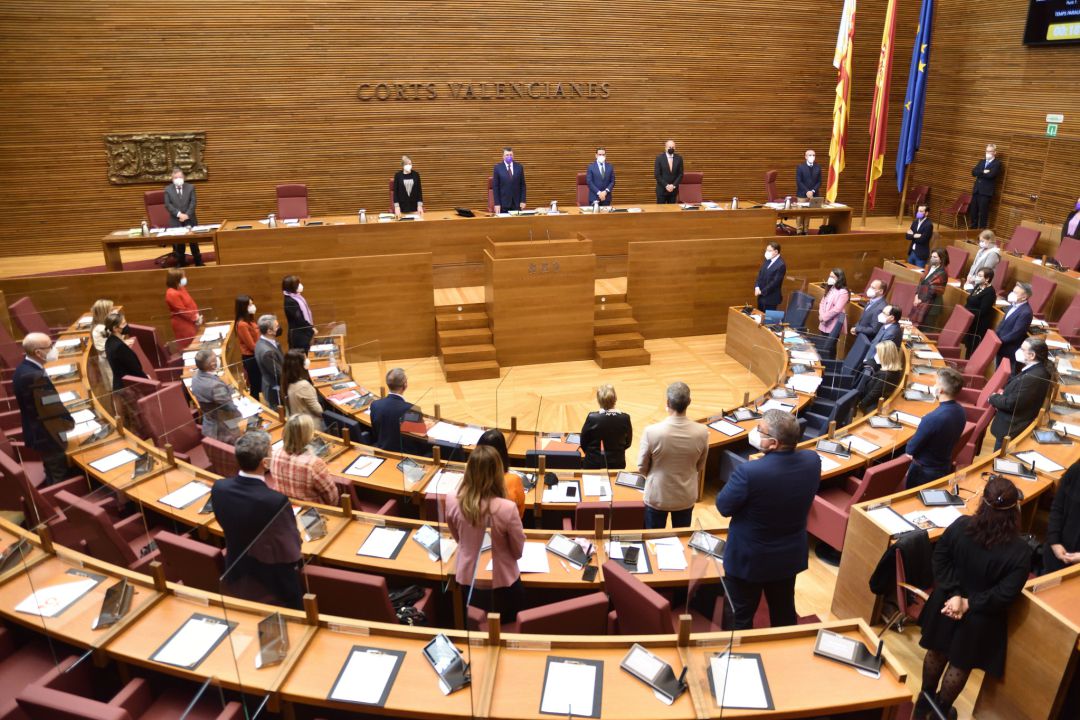 Imagen de archivo de un pleno de les Corts Imagen de archivo de un pleno de les Corts