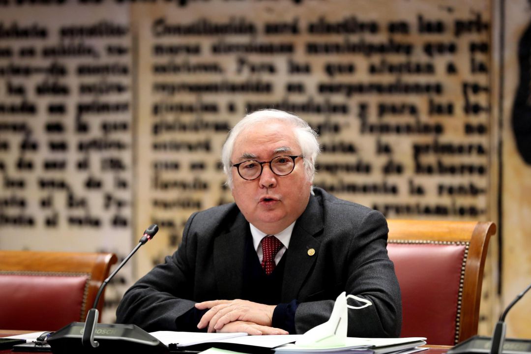 El Ministro de Universidades, Manuel Castells El Ministro de Universidades, Manuel Castells