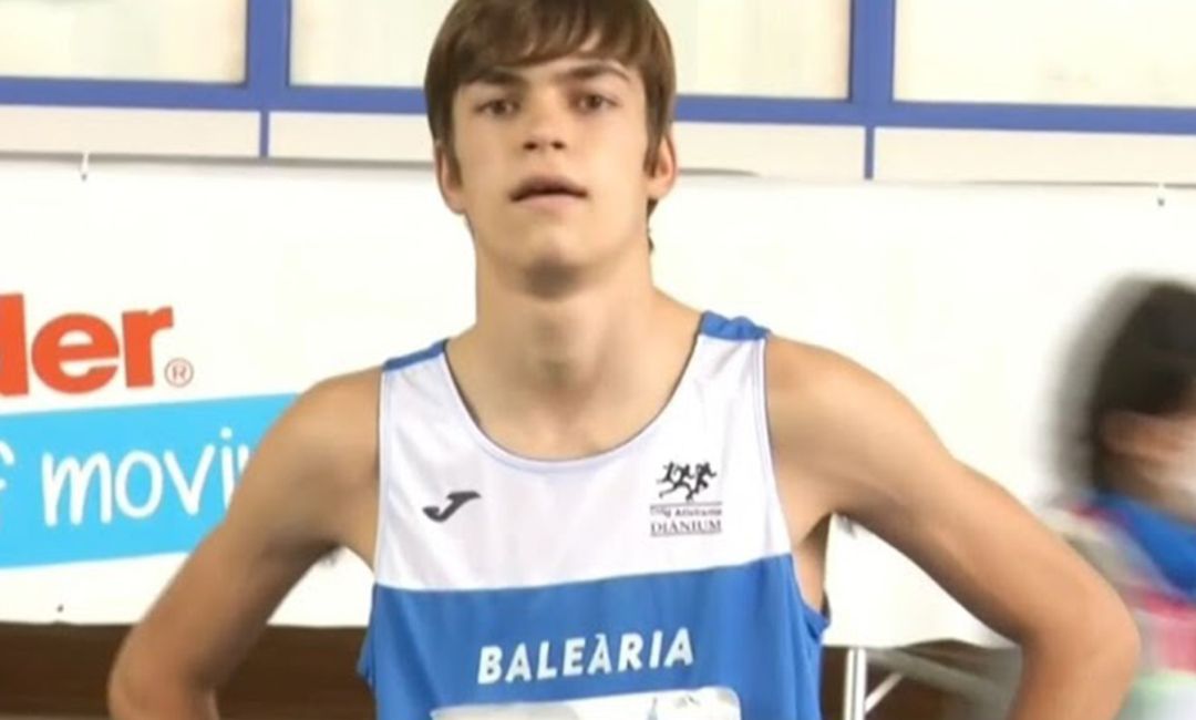 El atleta Pablo Negre. El atleta Pablo Negre.