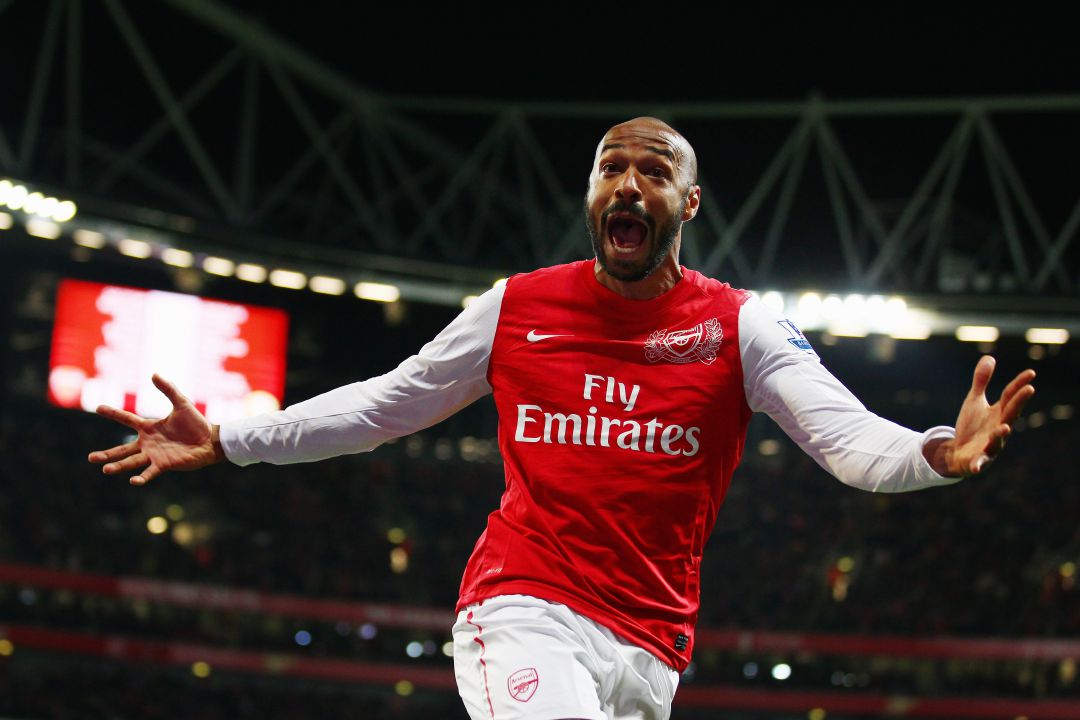 Thierry Henry, en un partido con el Arsenal Thierry Henry, en un partido con el Arsenal
